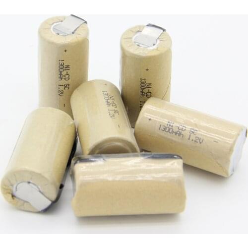 Power tool battery replacement SUB C battery SC akkus 1300mah for metabo for bosch for dewalt for makita battery pack 1.2v nicd