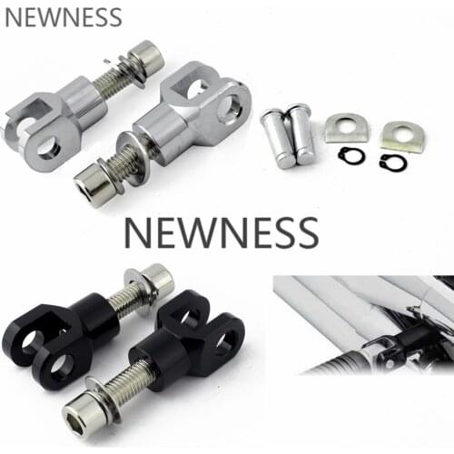 A Pai For Harley Honda Yamaha 39MM Universal Foot Pegs Support Mount Footrests Clevis Hardware Kits FXST Low Rider Sport Glide