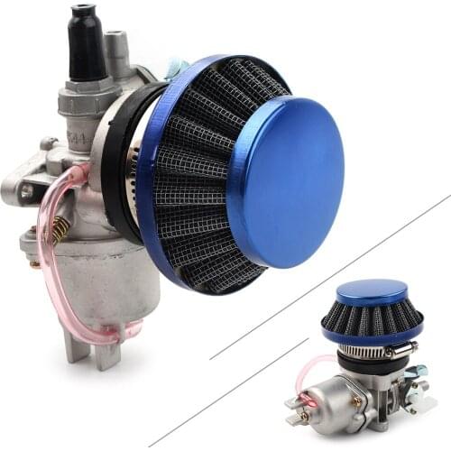 Universal Motorcycle Dirt Bike Carburetor Carb Air Filter 2 Stroke for Mini Moto Quad 47cc 49cc