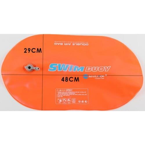 Visible PVC Swim Buoy Safety Float Tow Air Bag Open Water Swimming Floating