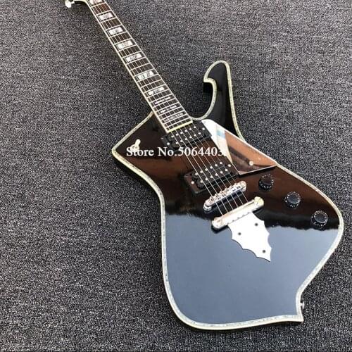 High quality electric guitar black shaped electric guitar, rose wood fingerboard, basswood body, including freight