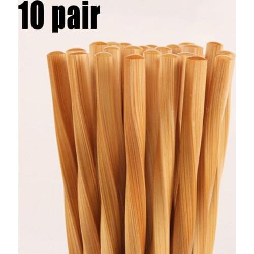 10pair Japanese Reusable Chopsticks Non-Slip Sushi Food Sticks Chop Sticks Chinese Gift Reusable Chopsticks Kitchen Tools