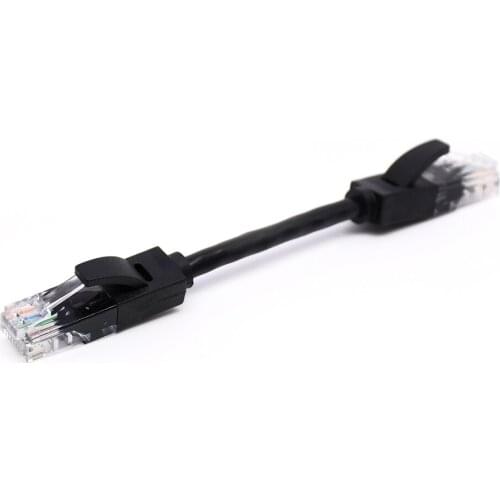 100pcs 15cm 0.5ft rj45 cat 5e Ethernet Cable Lan cable High Speed RJ45 Network Router Computer Cable Black color