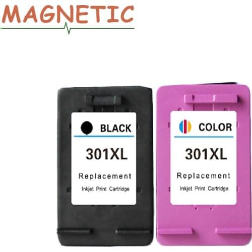 2X Magnetic Compatible Ink Cartridge for HP301 301XL CH563EE CH564EE for HP DeskJet 1050 2050 3050 2150 3150 1010 1510 2540