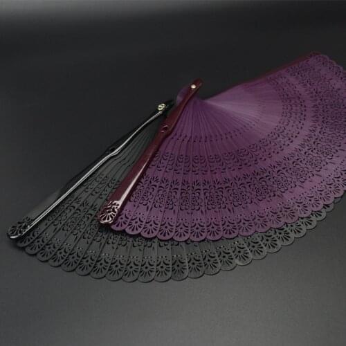 Chinese style bamboo folding fan for men and women, antique Hanfu cheongsam dance group fan hand fan bamboo fan folding fan