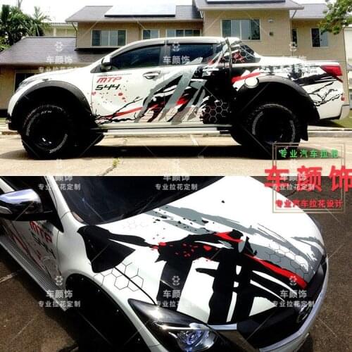 FOR Ford Raptor F150 pull flower body modification full car stickers Raptor racing modified stickers