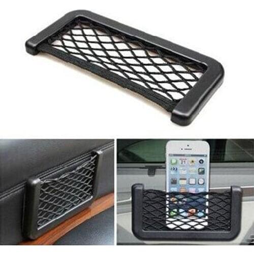 For VW TIGUAN Bora Beetle Golf Car Seat Back Storage Net Bag Phone Holder Trunk Net Auto Car Seat Mesh Organizer Pockets
