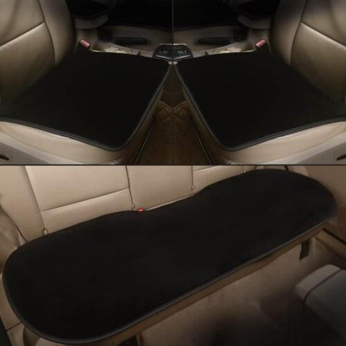 Flocking cloth not moves car seat cushions non slide cushion universal keep warm winter accessorie for vw polo cover E1 X20