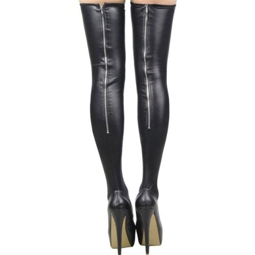 HOT Lingerie Underwear Sexy Night Club Latex Leather Stockings Sexy Women Erotic Costume Roleplay Colthes Porno Sex Bondage