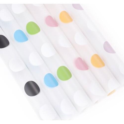 Korean Matte Flower Wrapping Paper OPP Plastic Florist Supplies Gift Floral Packging Material Party Decoration 58*58cm 40pcs