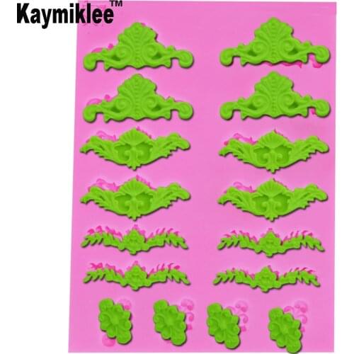 M389 Mini Retro Relief Silicone Mold Fondant Mould Cake Decorating Tools Chocolate Gumpaste Mold, Sugarcraft, Chocolate Mold