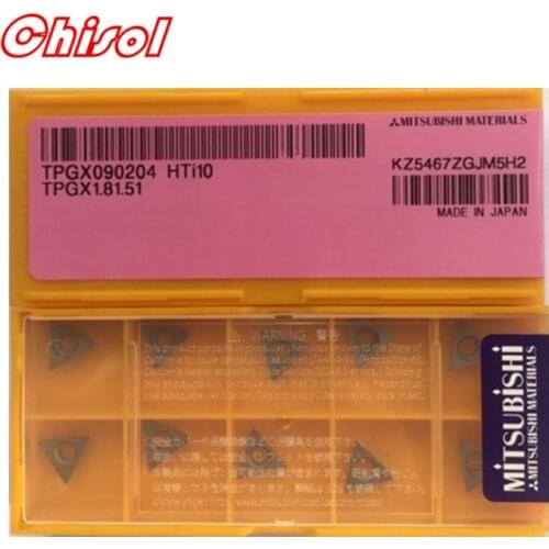 Original Cnc Boring Inserts TPGX090204 TPGX090208 TPGX110304 TPGX110308 TPGX160304 TPGX160308 HTi10 Turning Blade Tips