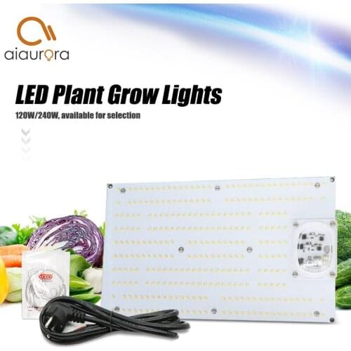 Full spectrum 120W240W AC220V Driverless led grow light quantum board 288Pcs 3000K LM301B samsung Chip 660nm Red Veg/Bloom state