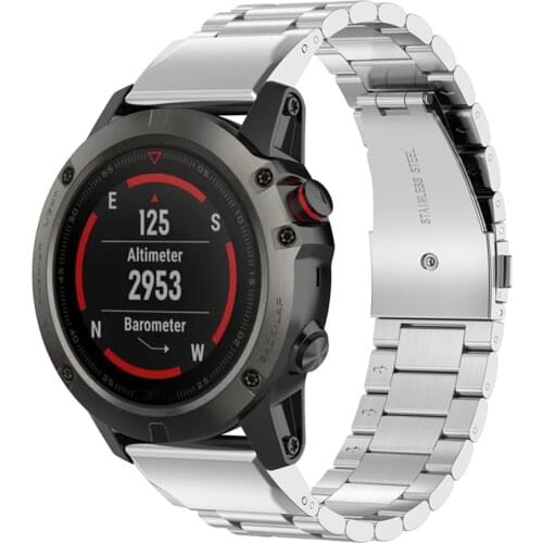 Fenix 6X pro 5 3 6 Watch band for Garmin Fenix 6 Pro 5x plus 3 HR Forerunner 935/945 D2 Bravo 22/26mm Quick-Fit Metal strap