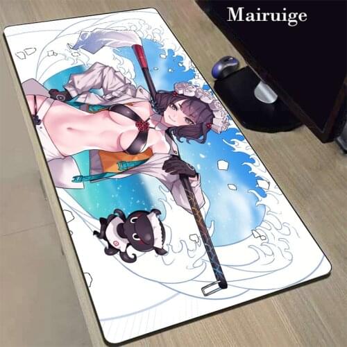 Mairuige Sexy Girl Anime Large Lock Edge Mouse Pad 300x600/400x900cm Rubber Slip Mousepad Keyboard Laptop PC Computer Muismat