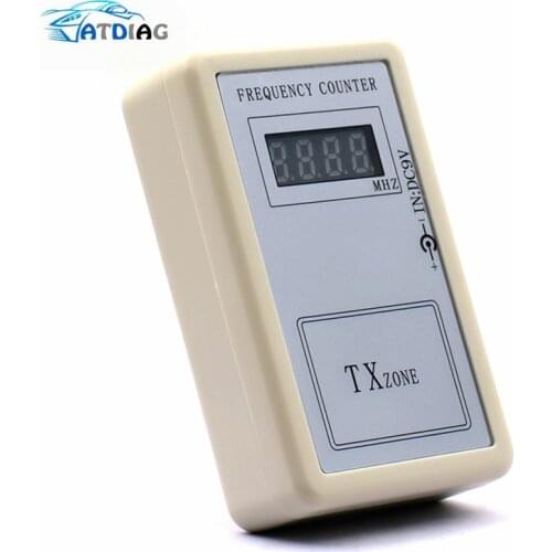 Remote Control Frequency Meter Counter for Car Auto Key Remote Control Detector Cymometer Power Supply Cable