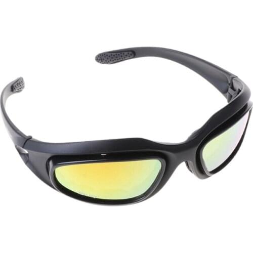 Windproof Polarized Motorcycle Lens Sun Glasses Riding Cycling Biker Sports Wrap