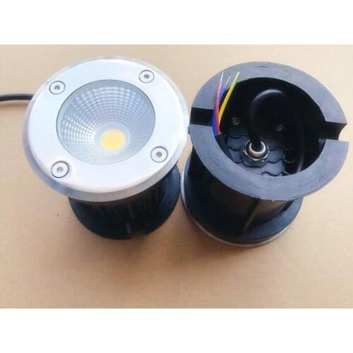15W Waterproof LED Underground Light Outdoor Ground Garden Path Floor Buried Yard Spot Landscape Dc12V Ac220V