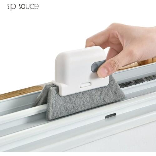 Japan Window Groove Cleaning Brush Replacement Cloth for Window Glass Crevice Corner Cleaning Supplies Kitchen Bathroom Tools