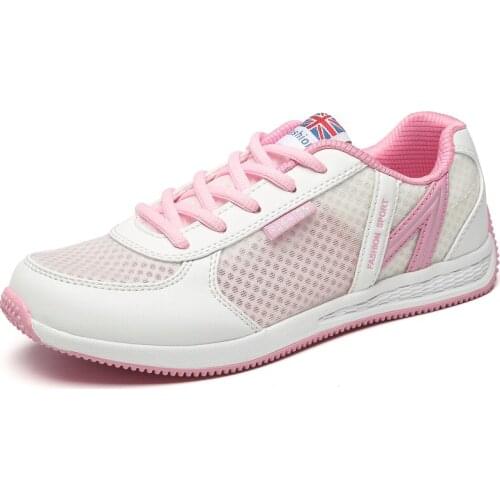 Lady Sneakers 2019 New Outdoor Women Tennis Shoes for Female Brand Comfortable Lace-Up Sport Lady Shoes Tenis Feminino Cheap