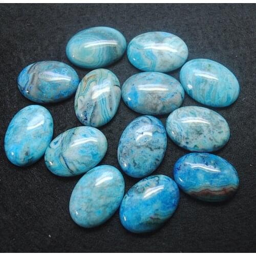 10pcs blue japper stone cabochons size 18x25mm oval shape new arrival wholesale price top selling beads findings for your choice