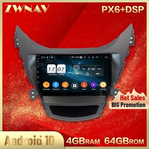 2 din Android 10.0 screen Car Multimedia player For Hyundai Elantra 2011-2013 audio radio stereo GPS navi head unit auto stereo