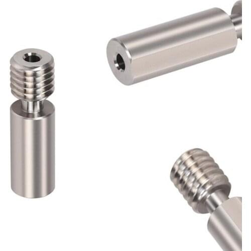 H2 Extruder Heat Break All Metal Heatbreak 3D Printer Parts for B1 Ender 3 V2.0 Hotend Kits, 2PCS