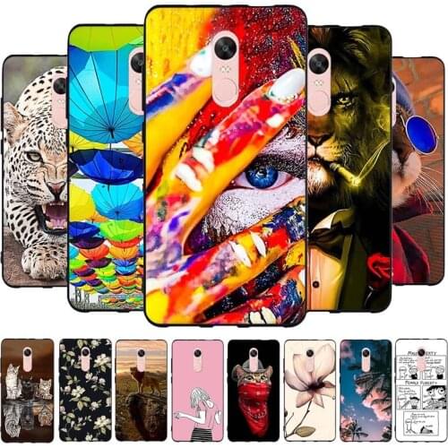 5.5'' For Xiaomi Redmi Note 4X Global Version Case Cover Painting Soft Silicone TPU Phone For Xiaomi Redmi Note 4 Cases Funda