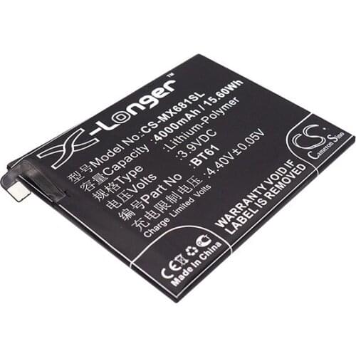 2021 Battery For Meizu L681C,L681H,L681Q,M3 Note,M3 Note Dual SIM,M3 Note Dual SIM TD-LTE 16GB Li-Polymer