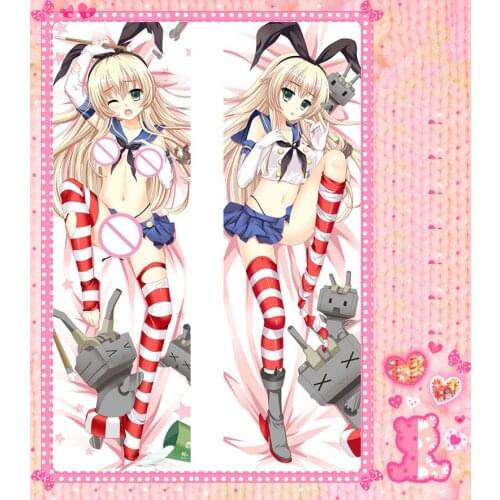 Anime Cartoon Collection Bolster Hugging Peach Skin 2 Way Pillow Case Pillow Cover Pillowcase Gift 78088