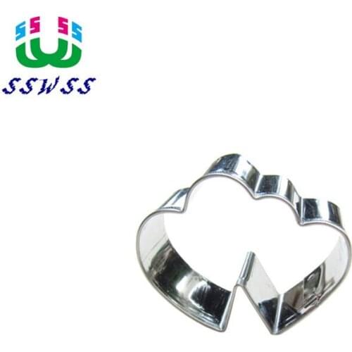 Valentines Double Love Shape Baking Molds Cheap And Environmentally Friendly And Durable Cake Tools,Direct Selling