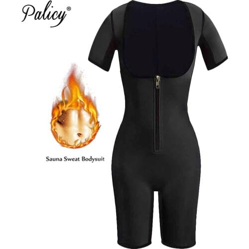 Full Body Shaper with Zipper Butt Lifter Waist Trainer Shapewear Postpartum Thigh Trainer Adjustable Bodysuit Neoprene Jumpsuits