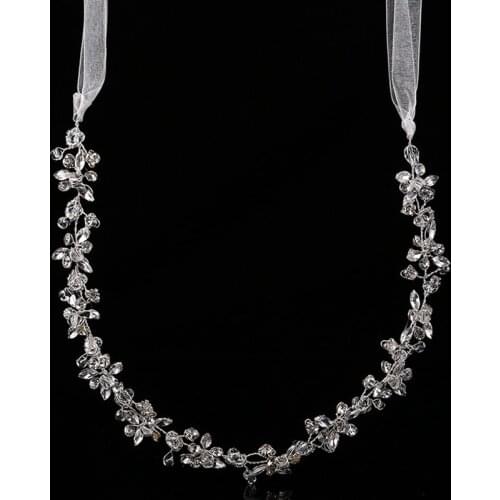 TUANMING Hot Fashion Crystal Flower Wedding Bridal Flower Girl Tiara wedding hair accessories flower wedding headband