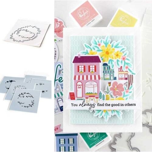 New for 2021 Wreath Metal Cutting Dies Stencils for Scrapbooking Stamp Photo Album Decorative Embossing Cut Die DIY Paper Cards