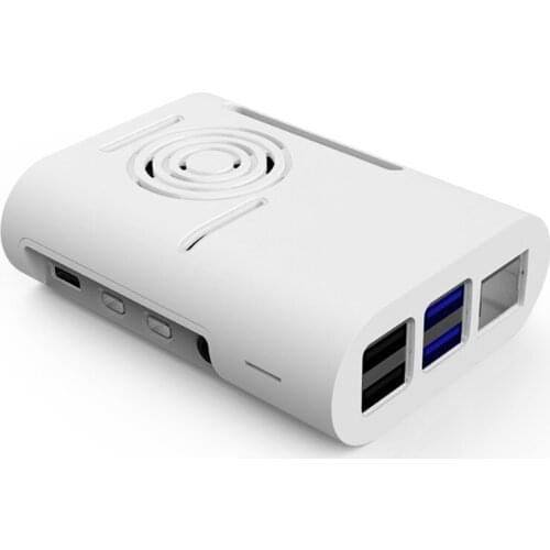 New Raspberry Pi 4 Case Plastic protective case Black White Transparent for Raspberry Pi 4 Model