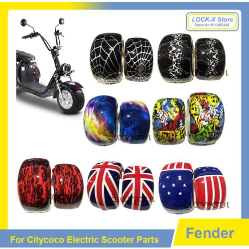 225/55-8 ,18x9.50-8 ,225/40-10 Tire Mudguard Plastic Shell Mud Tile Shell Original Front And Rear Fender For Citycoco parts