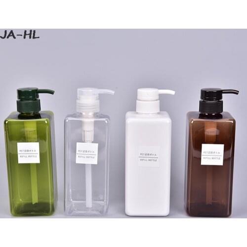 650ml Plastic Empty Pump Dispenser Bottle Shampoo Lotion Shower Gel Bottle New
