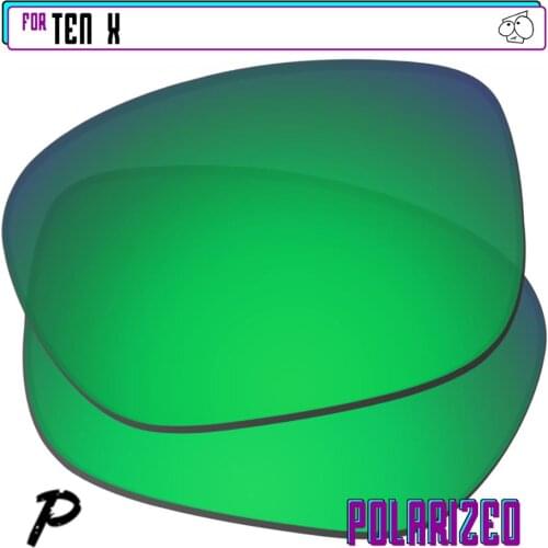 EZReplace Polarized Replacement Lenses for - Oakley Ten X Sunglasses - Green P