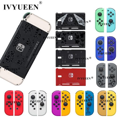IVYUEEN Animal Crossing for Nintendo Switch Console Replacement Housing Shell Front Back Case for Nintend Switch Faceplate Skin