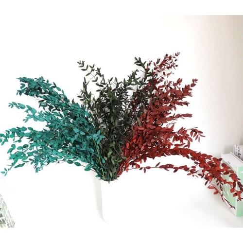 Dry Flower Eucalyptus Leaves Bouquet Wedding Deco Marriage Natural Dried Flowers Plants Home Living Room Decoration Accessories