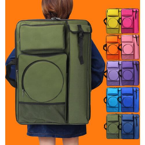 Sketch Storage Bag Large Capacity Students Sketchpad Backpack Painting Tool Bag Multifunctional Portable Storage Art Supplies