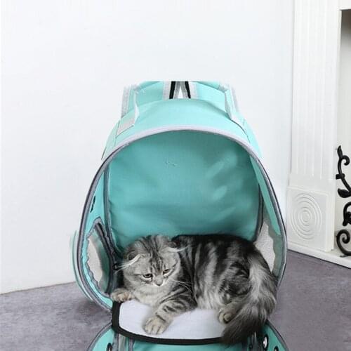 Cat Carrier Bags Breathable Pet Carriers Small Dog Cat Backpack Transparent Space Pet Backpack Cat Outdoor Portable Backpack