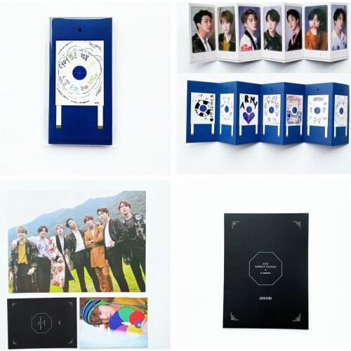 South Korean Groups KPOP Bangtan Boys Summer Photo Poster Card PhotoCards JUNG KOOK JIMIN SUGA Periphery Same Paragraph