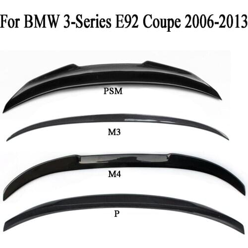 Carbon Fiber Rear Wing Trunk Lid Spoiler Wing For BMW 3-Series E92 Coupe 2006 2007 2008 2009 2010 2011 2012 2013
