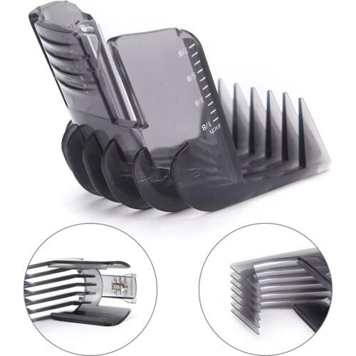 1PCS Black Hair Clippers Beard Trimmer Comb Attachment For Philips QC5130 QC5105 QC5115 QC5120 QC5125 QC5135