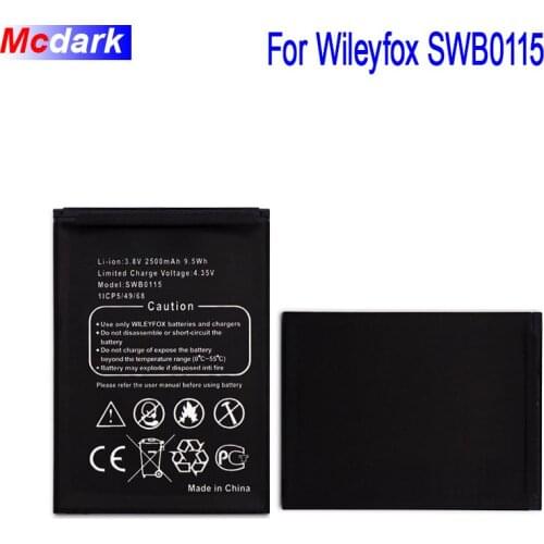 2500mAh Battery For Wileyfox Swift SWB0115 Batterie Bateria Accumulator AKKU ACCU PIL Mobile Phone For Wileyfox Swift