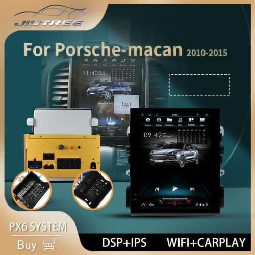 PX6 car radio GPS navigation vertical screen For Porsche MACAN 2010 2011 2012 2013 2015 Tesla Vertical Screen Car Radio Audio