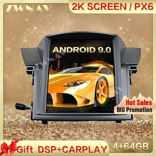 DSP Carplay Tesla screen 4G+64GB Android 9.0 Car Multimedia Player For Honda CRV 2007 2008-2012 GPS Radio Auto stereo head unit