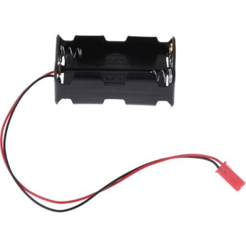 HSP 02070 AA Battery Container Case JST Plug for RC 1/10 1/8 Nitro Power Car BX0D