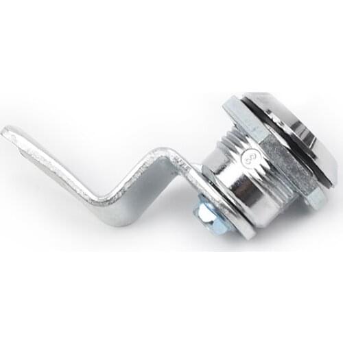 Zinc alloy/Stainless screwdriver slot/triangle/Four/Six corners 1/4 quarter turn door Cylinder cabinet latch cam lock